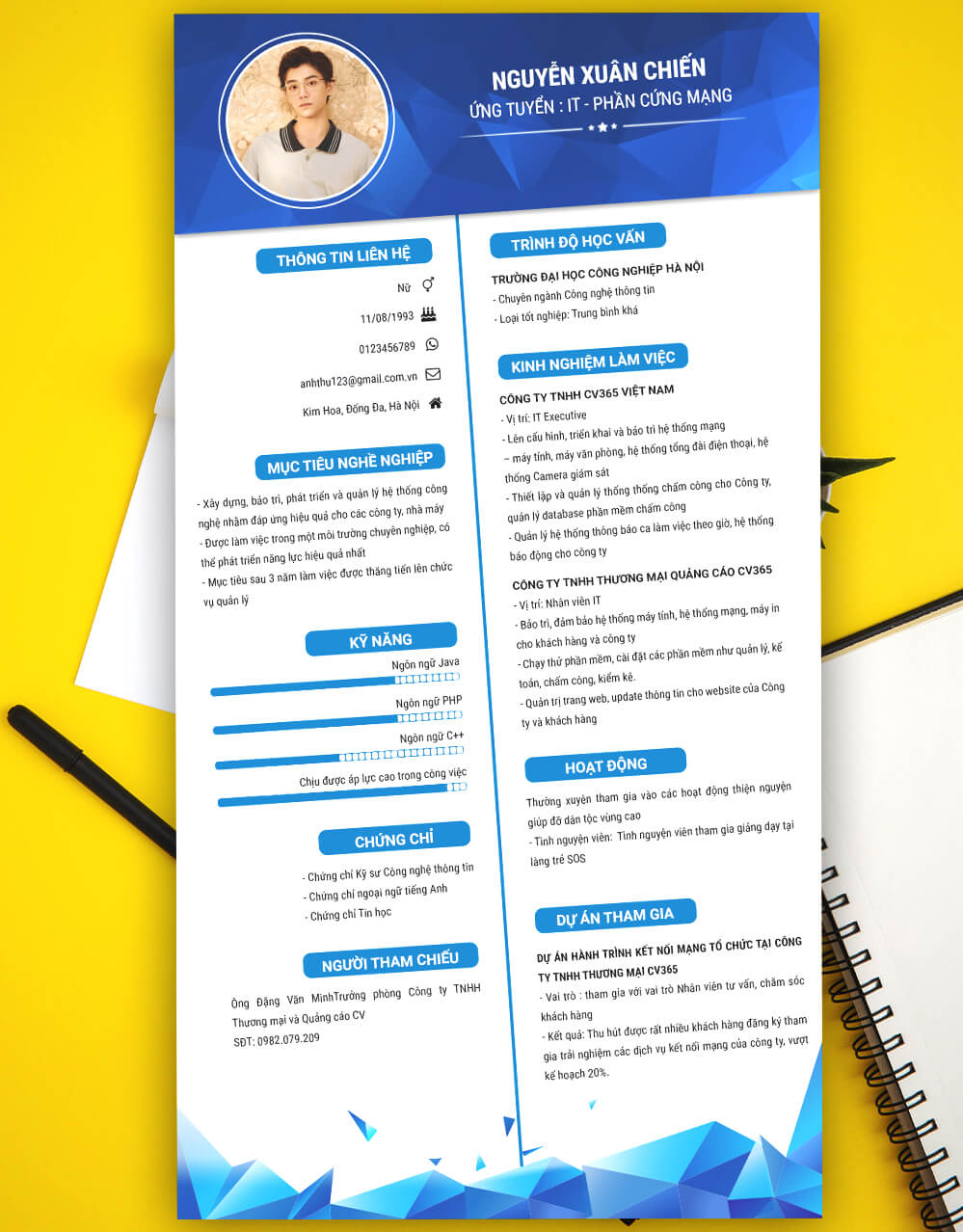 CV IT phần cứng mạng 10