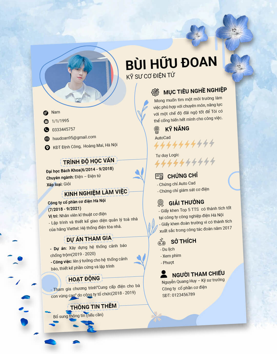CV Điện - Điện tử 4